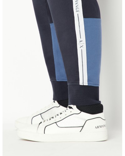 ARMANI AX PANTALONI PANTATUTA 40%POLYESTER,60%COTTON.85CE NAVY/TRUE NAVY