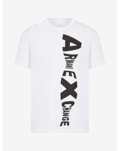 ARMANI AX T-SHIRT M/CORTA 100%COTTON.1100 WHITE