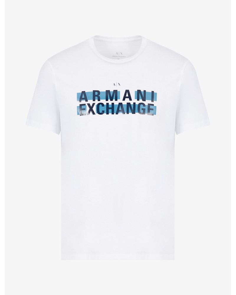 ARMANI AX T-SHIRT M/CORTA 100%COTTON.1100 WHITE