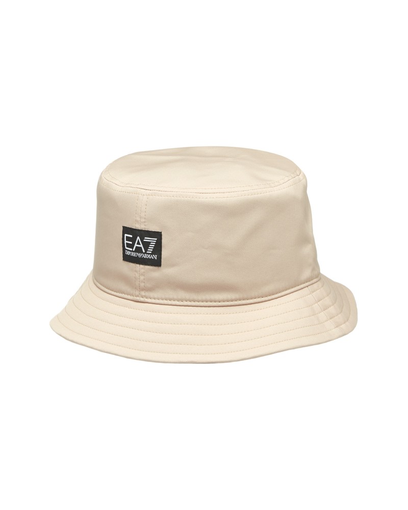 ARMANI EA7 CAPPELLO BUCKET POLYESTER 97% ELASTANE 3%.04351 OXFORD TAN