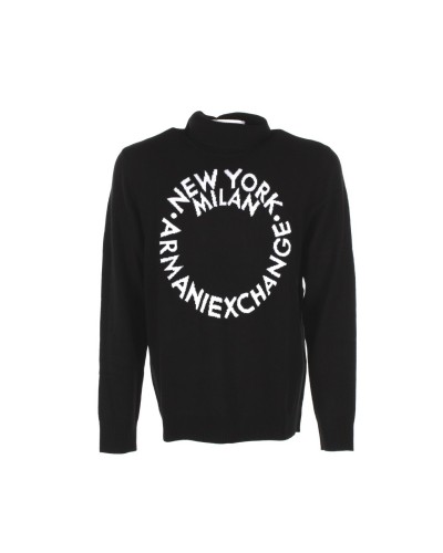 ARMANI AX MAGLIA UOMO.1200 BLACK