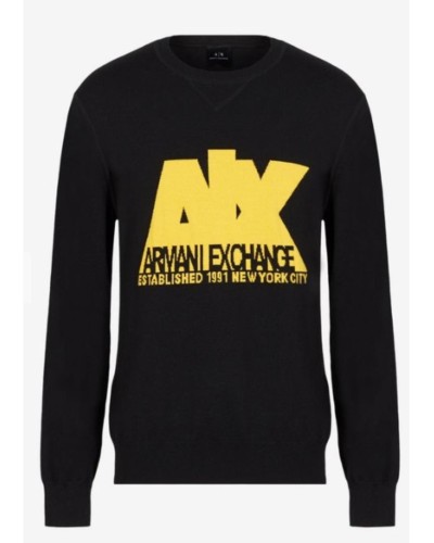 ARMANI AX MAGLIA UOMO.1200 BLACK
