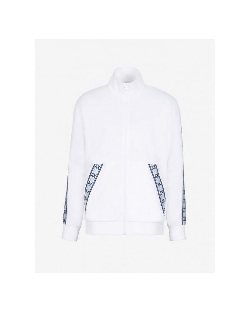 ARMANI AX FELPA UOMO.1100 WHITE