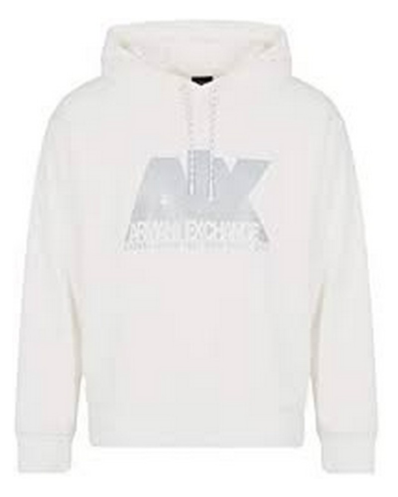 ARMANI AX FELPA UOMO.1100 WHITE