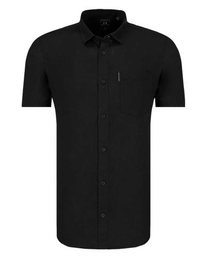 ARMANI AX CAMICIA UOMO.1200 BLACK