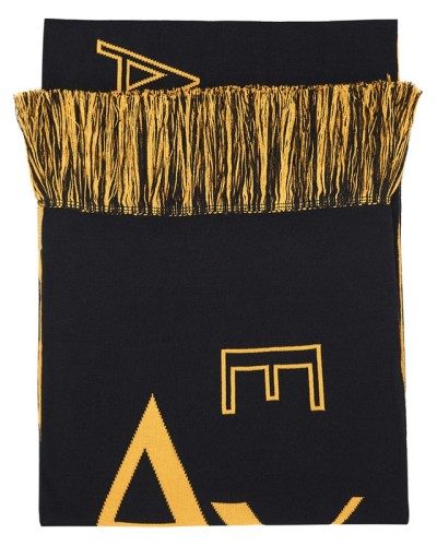 ARMANI AX SCARPA SCARF.7241 BLACK/LEMON
