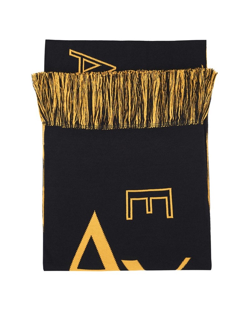 ARMANI AX SCARPA SCARF.7241 BLACK/LEMON