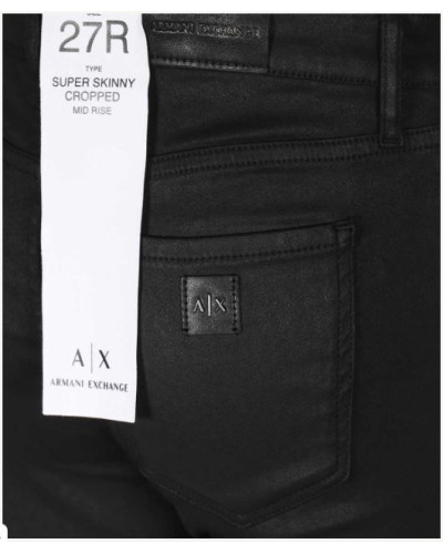 ARMANI AX JEANS 5TASK 66% COTTON, 30% POLYESTER, 4% ELASTANE.0204 BLACK DENIM