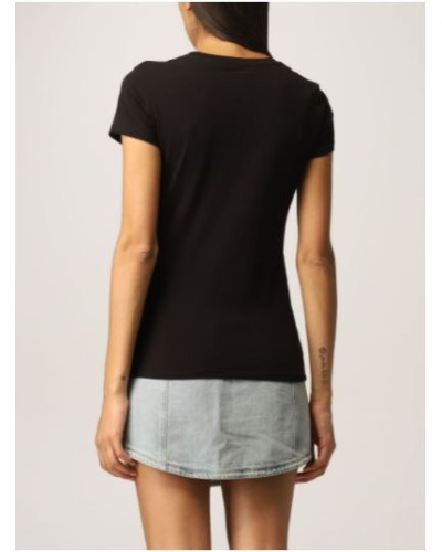 ARMANI AX T-SHIRT T-SHIRT 92% COTTON, 8% ELASTANE.1200 BLACK
