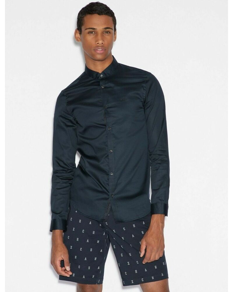 ARMANI AX CAMICIA UOMO.1510 NAVY