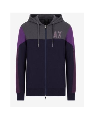 ARMANI AX MAGLIERIA CARDIGAN 60% COTTON, 31% POLYAMIDE, 9% WOOL.2527 EVENI B/IRON G/P MAG