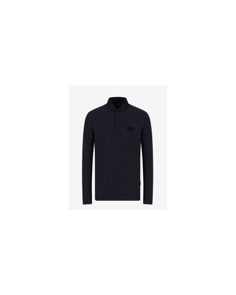 ARMANI AX POLO POLO 100% COTTON.4520 NAVY/BLACK