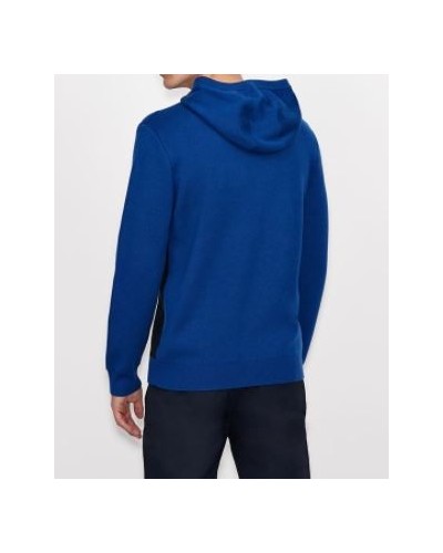 ARMANI AX MAGLIERIA PULLOVER 36% POLYAMIDE, 32% VISCOSE, 31% COTTON, 1% ELASTANE.4516 ULTRAMARINE/NA 4516 ULTRAMARINE/NAVY