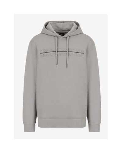 ARMANI AX FELPA FELPA 70% COTTON, 30% POLYESTER.1922 NEUTRAL GREY
