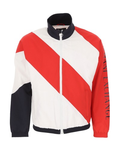 ARMANI AX GIUBBINO UOMO.7136 WHITE/NAVY/RED
