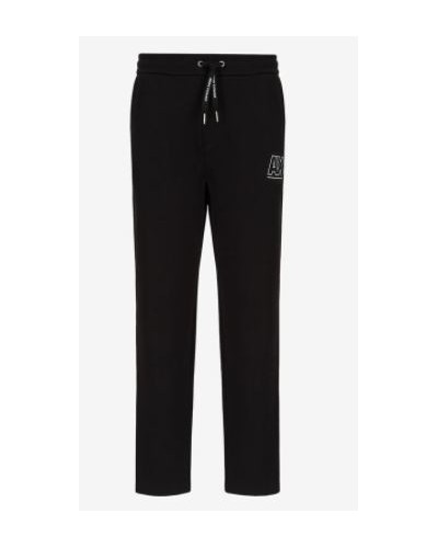ARMANI AX PANTALONE PANTALONE  63% COTTON, 37% POLYESTER.1200 BLACK