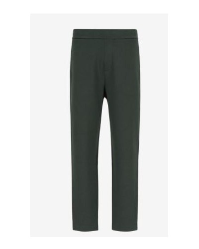 ARMANI AX PANTALONE PANTALONE 79% COTTON, 17% POLYESTER, 4% ELASTANE.1863 DEEP FOREST