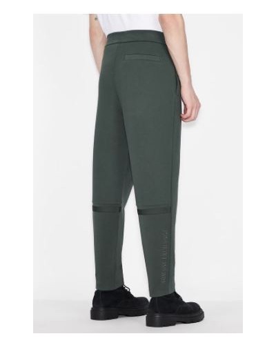 ARMANI AX PANTALONE PANTALONE 79% COTTON, 17% POLYESTER, 4% ELASTANE.1863 DEEP FOREST