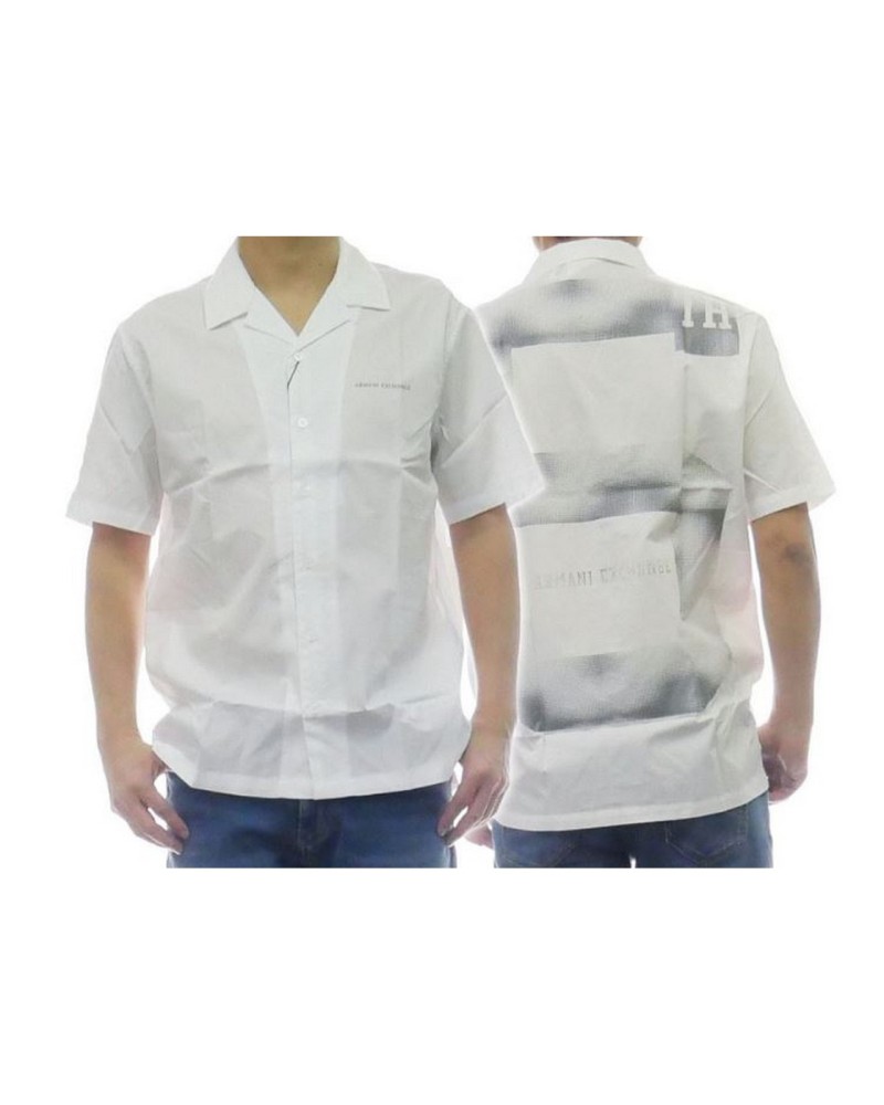 ARMANI AX CAMICIA UOMO.1116 OFF WHITE