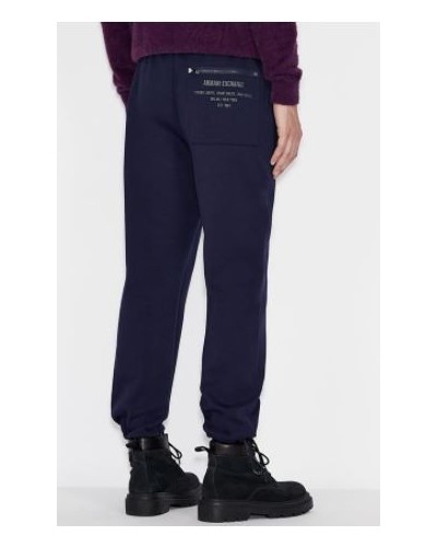 ARMANI AX PANTALONE PANTALONE 70% COTTON, 30% POLYESTER.1505 EVENING BLUE