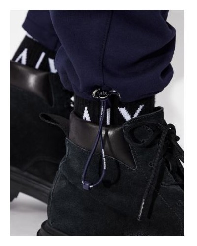 ARMANI AX PANTALONE PANTALONE 70% COTTON, 30% POLYESTER.1505 EVENING BLUE