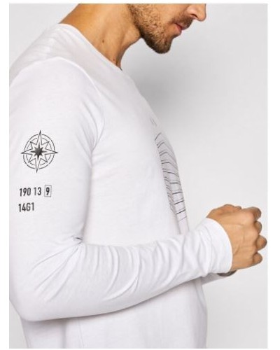 ARMANI AX T-SHIRT T-SHIRT 100% COTTON.1100 WHITE