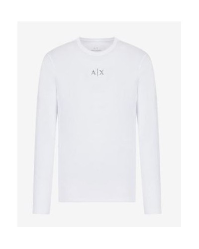 ARMANI AX T-SHIRT T-SHIRT 100% COTTON.1100 WHITE