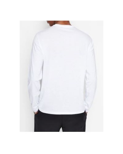 ARMANI AX T-SHIRT T-SHIRT 100% COTTON.1100 WHITE
