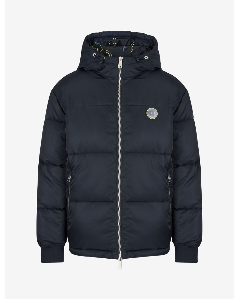 ARMANI AX GIUBBOTTO C/CAPP  100% POLYESTER.25CT NAVY/NAVYwASPEN GOLD