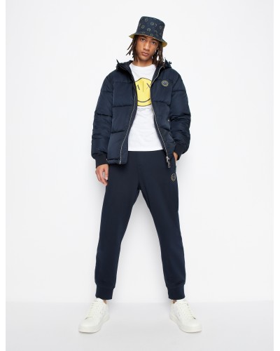 ARMANI AX GIUBBOTTO C/CAPP  100% POLYESTER.25CT NAVY/NAVYwASPEN GOLD