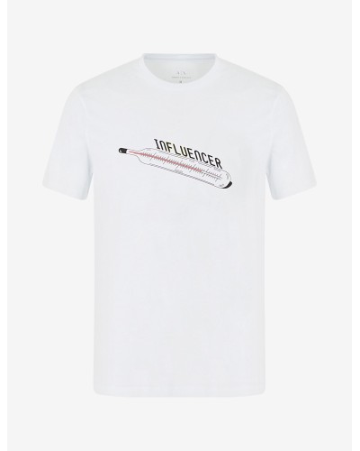 ARMANI AX T-SHIRT UOMO.1100 WHITE