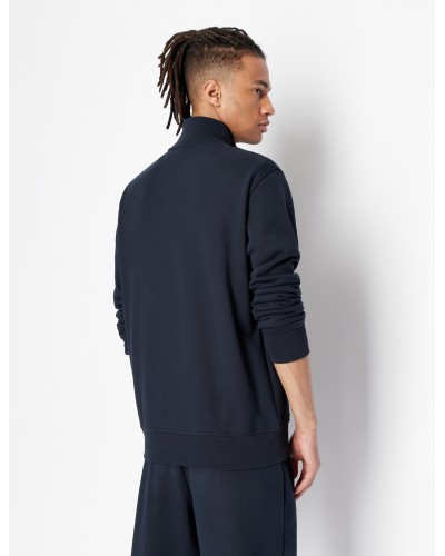 ARMANI AX FELPA FULLZIP+C/ALTO  40% POLYESTER, 60% COTTON.1510 NAVY
