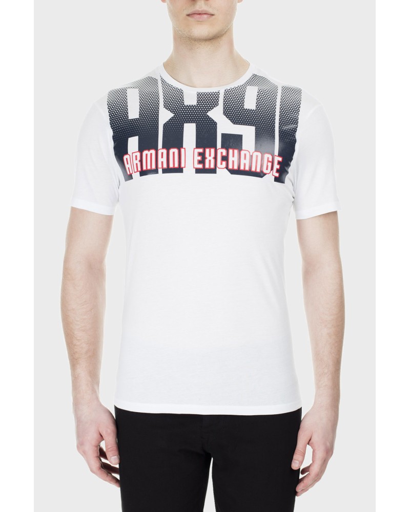 ARMANI AX T-SHIRT UOMO.1100 WHITE