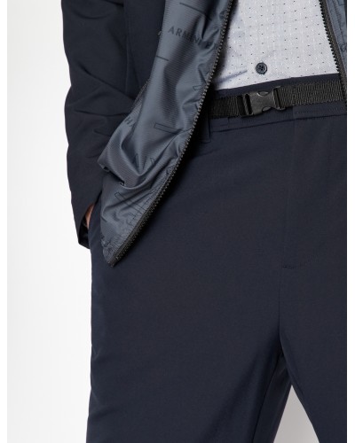 ARMANI AX PANTALONE PANTS  16% ELASTANE, 84% POLYAMIDE.1510 NAVY