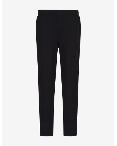 ARMANI AX PANTALONE PANTATUTA  100% COTTON.1200 BLACK