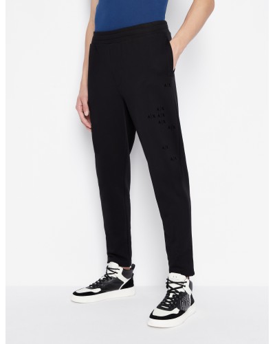 ARMANI AX PANTALONE PANTATUTA  100% COTTON.1200 BLACK