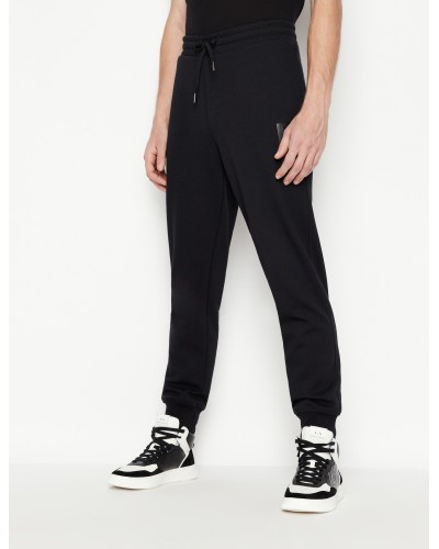 ARMANI AX PANTALONE PANTATUTA  40% POLYESTER, 60% COTTON.1200 BLACK