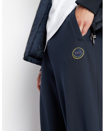 ARMANI AX PANTALONE PANTATUTA  40% POLYESTER, 60% COTTON.1510 NAVY