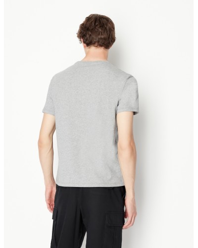ARMANI AX T-SHIRT M/CORTA  100% COTTON.3913 BROS BC18 LIGHT GREY
