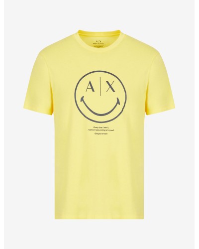 ARMANI AX T-SHIRT M/CORTA  100% COTTON.1656 ASPEN GOLD
