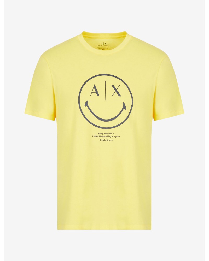 ARMANI AX T-SHIRT M/CORTA  100% COTTON.1656 ASPEN GOLD