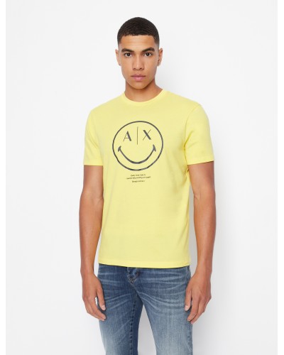 ARMANI AX T-SHIRT M/CORTA  100% COTTON.1656 ASPEN GOLD