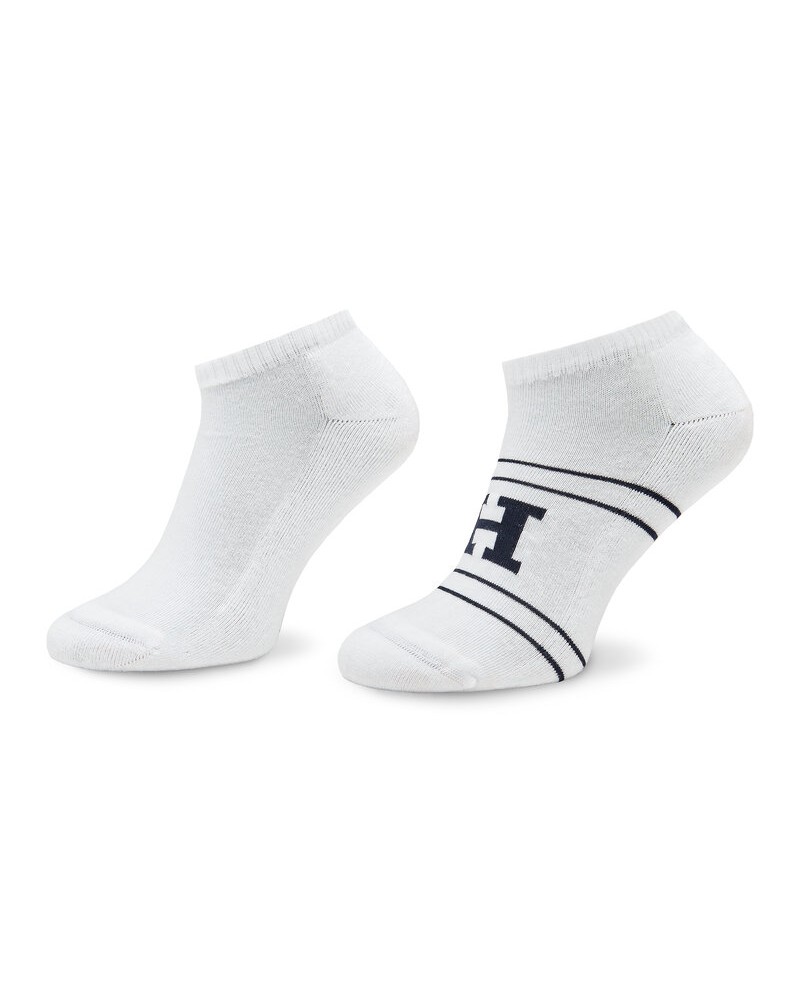TOMMY HILFIGER CALZE TH MENSNEAKER 2P SPORT PAT.001 WHITE 001 WHITE 
