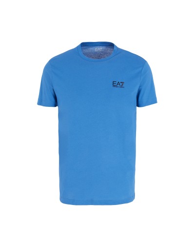 ARMANI EA7 T-SHIRT M/CORTA COTTON 100%.1538 BRIGHT COBALT