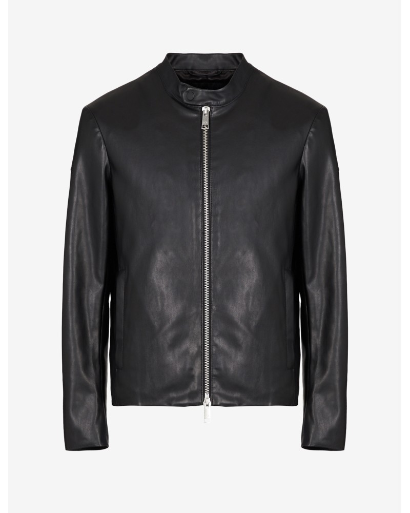 ARMANI AX GIUBBINO ECO 100%POLYESTER.1200 BLACK