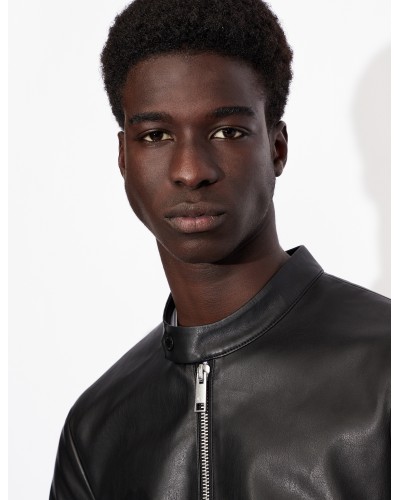 ARMANI AX GIUBBINO ECO 100%POLYESTER.1200 BLACK