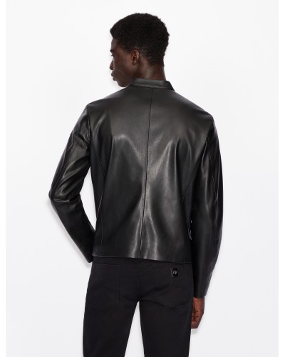 ARMANI AX GIUBBINO ECO 100%POLYESTER.1200 BLACK