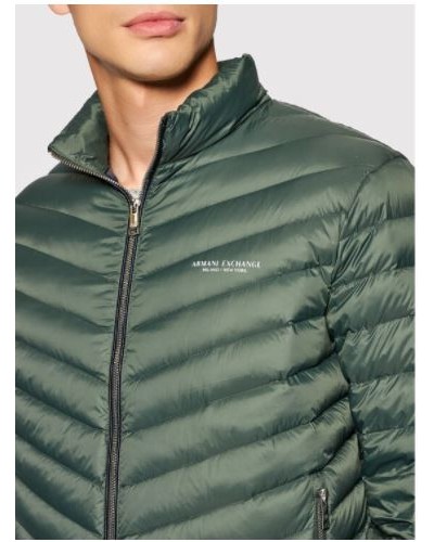 ARMANI AX GIUBBOTTO BOMBER 100% POLYAMIDE.8800 DEEP FOREST/DEEP NAV
