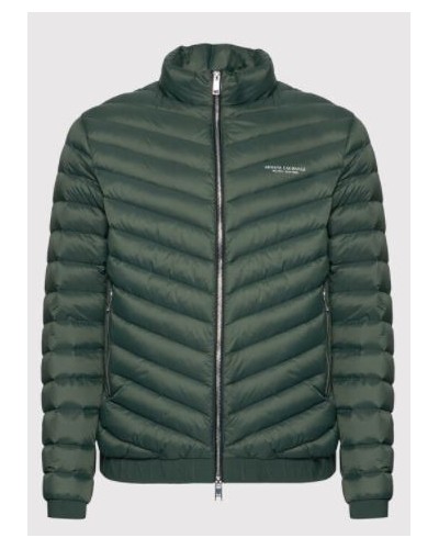 ARMANI AX GIUBBOTTO BOMBER 100% POLYAMIDE.8800 DEEP FOREST/DEEP NAV
