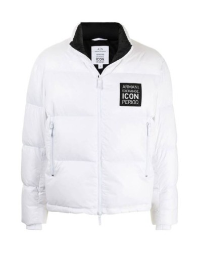 ARMANI AX GIUBBINO PIUMINO DOWN JACKET.1100 WHITE